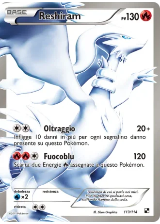 Reshiram #113 — Nero e Bianco