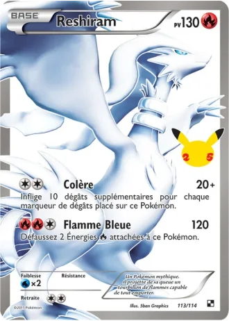 Reshiram #113/114 — Collection Classique (Célébrations)