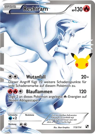 Reshiram #113/114 — Klassische Sammlung (Celebrations)