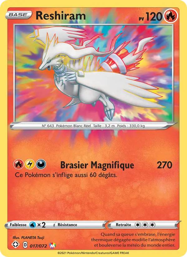 Reshiram #17 — Destinées Radieuses