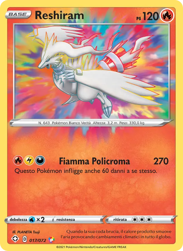 Reshiram #17 — Destino Splendente