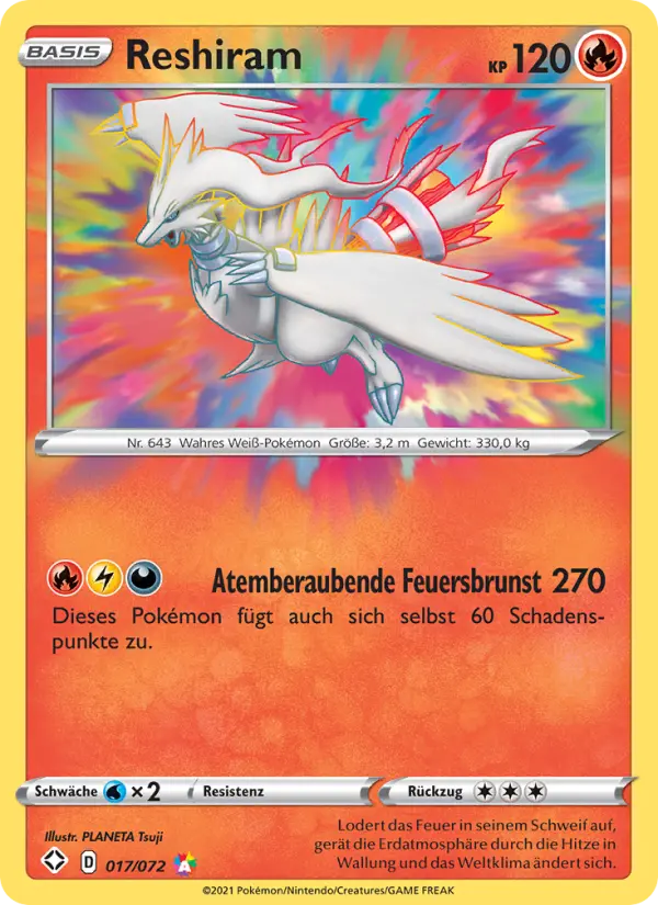 Reshiram #17 — Glänzendes Schicksal
