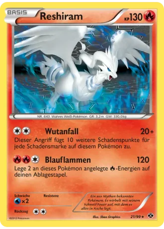 Reshiram #21/99 — Kommende Schicksale