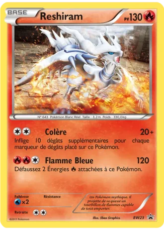 Reshiram BW23 — Noir & Blanc Promos