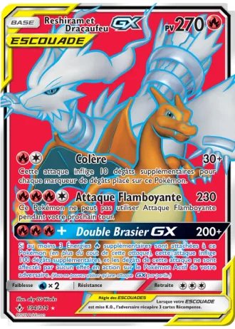 Reshiram et Dracaufeu GX #194 — Alliance Infaillible