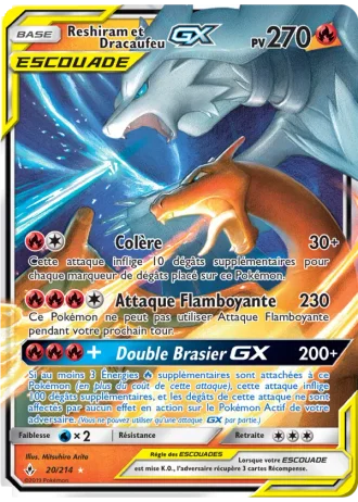 Reshiram et Dracaufeu GX #20 — Alliance Infaillible