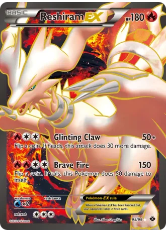 Reshiram EX #95 — Next Destinies