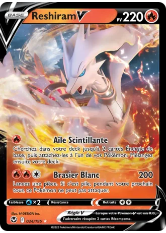 Reshiram V #024/195 — Tempête Argentée