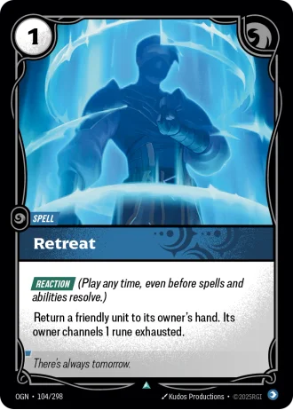 Retreat #104/298 — Origins