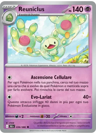Reuniclus #039/86 — Luce Nera