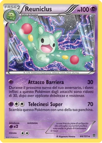 Reuniclus #44/101 — Esplosione Plasma