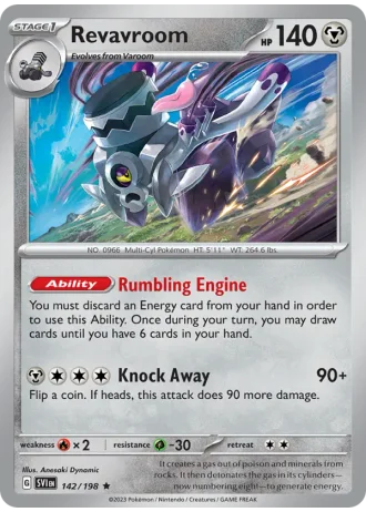 Revavroom #142/198 — Scarlet & Violet