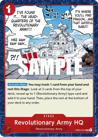 Revolutionary Army HQ (OP05-021) — Awakening of the New Era (OP05)