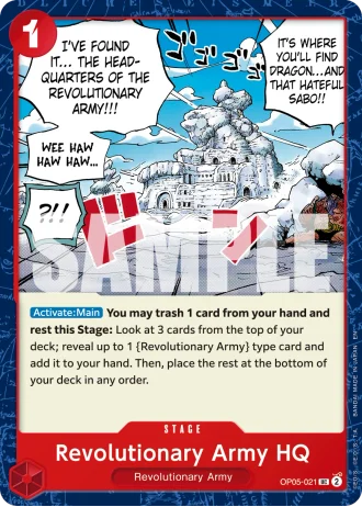 Revolutionary Army HQ (OP05-021) (Reprint) — One Piece Card The Best Vol.2(PRB02)