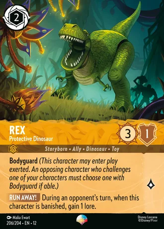 Rex - Protective Dinosaur #206/257 — Wilds Unknown