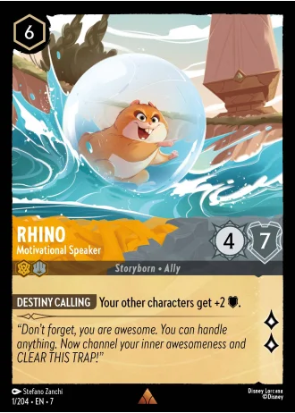 Rhino - Motivational Speaker #1/204 — Archazia's Island