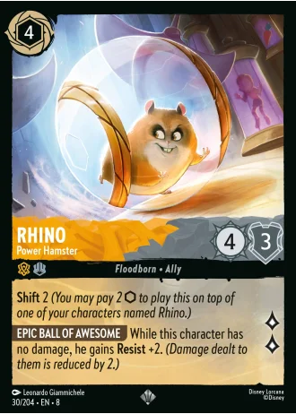 Rhino - Power Hamster #30/204 — Reign of Jafar