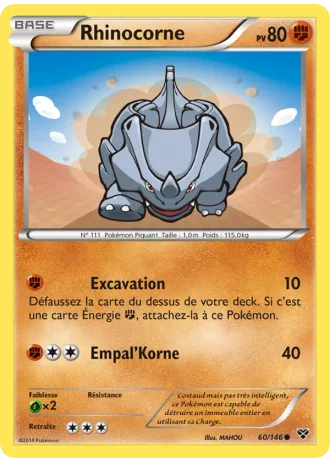 Rhinocorne #60/146 — XY
