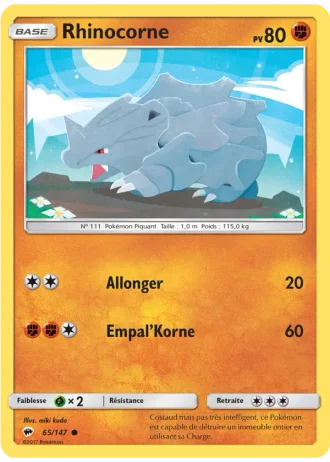 Rhinocorne #65/147 — Ombres Ardentes
