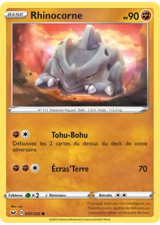 Rhinocorne #97/202 — Épée et Bouclier