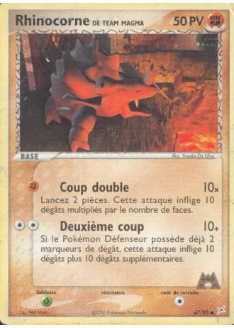 Rhinocorne de Team Magma #67/95 — EX Team Magma vs Team Aqua