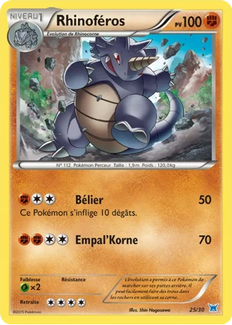 Rhinoféros #25 — XY Kit du dresseur (Latios)