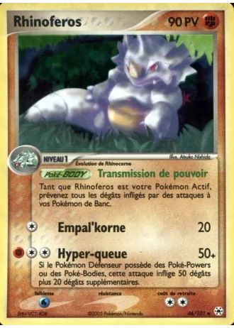 Rhinoferos #46/101 — EX Légendes Oubliées