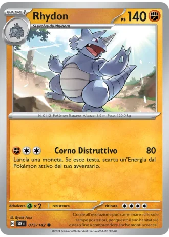 Rhydon #075/142 — Corona Astrale