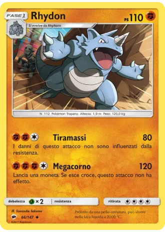 Rhydon #66/147 — Ombre Infuocate