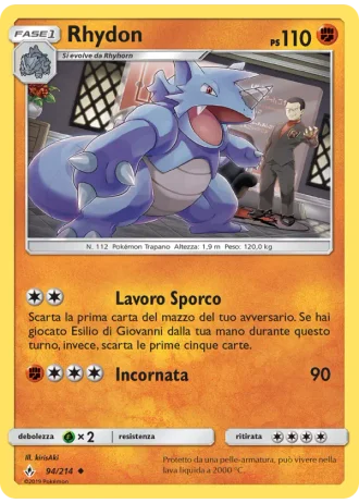 Rhydon #94/214 — Legami Inossidabili