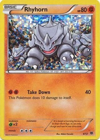 Rhyhorn #8 — McDonald's Collection 2015