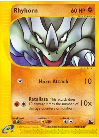 Rhyhorn #91 — Skyridge