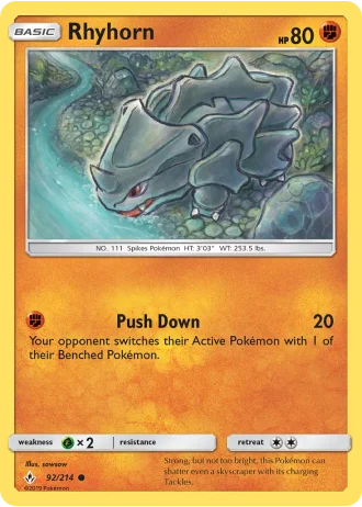 Rhyhorn #92 — Unbroken Bonds