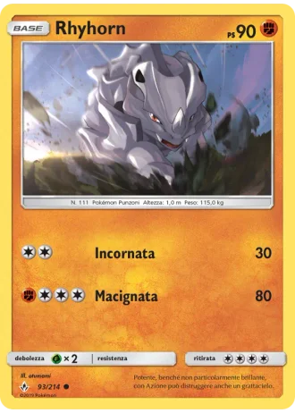 Rhyhorn #93 — Legami Inossidabili