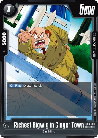 Richest Bigwig in Ginger Town  FB10-099 — Cross Force (FB10)