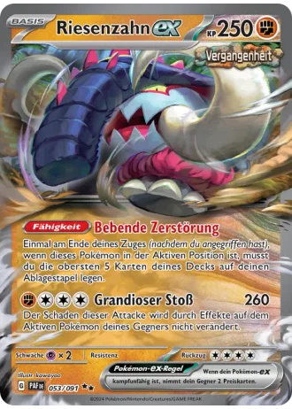 Riesenzahn ex #053/91 — Paldeas Schicksale