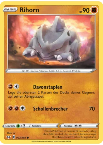 Rihorn #97/202 — Schwert & Schild