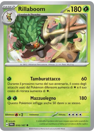 Rillaboom #016/167 — Crepuscolo Mascherato