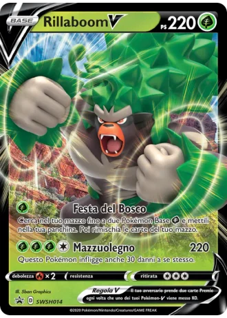 Rillaboom V SWSH014 — Spada e Scudo Promos