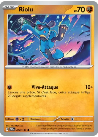 Riolu #050/131 — Évolutions Prismatiques