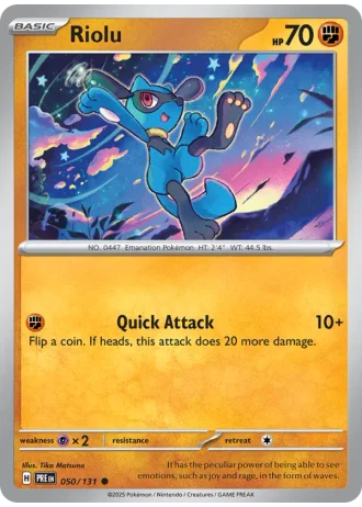 Riolu #050/131 — Prismatic Evolutions