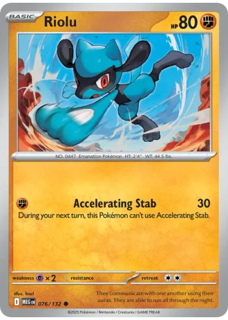 Riolu #076/132 — Mega Evolution