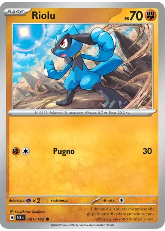 Riolu #081/142 — Corona Astrale