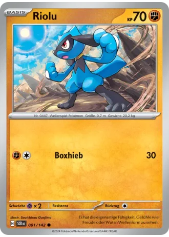Riolu #081/142 — Stellarkrone