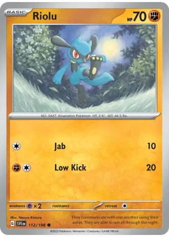 Riolu #112 — Scarlet & Violet