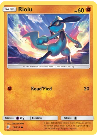 Riolu #116/236 — Harmonie des Esprits