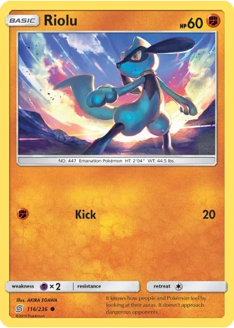 Riolu #116/236 — Unified Minds