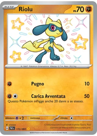 Riolu #173 — Destino di Paldea