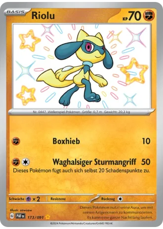 Riolu #173/91 — Paldeas Schicksale