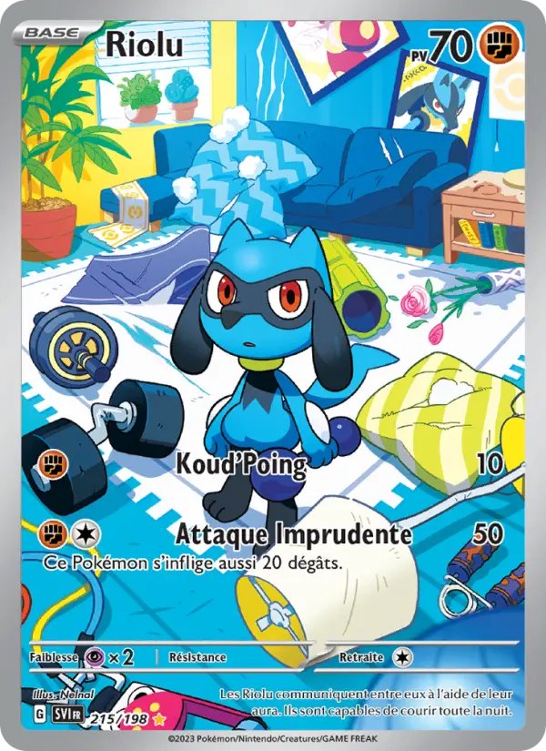 Riolu #215 — Écarlate et Violet